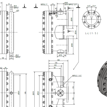 Production drawings as a final stage of 3D scanning engineering